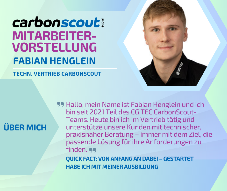 Mitarbeitervorstellung Fabian Henglein � Technischer Vertrieb bei Carbonscout
