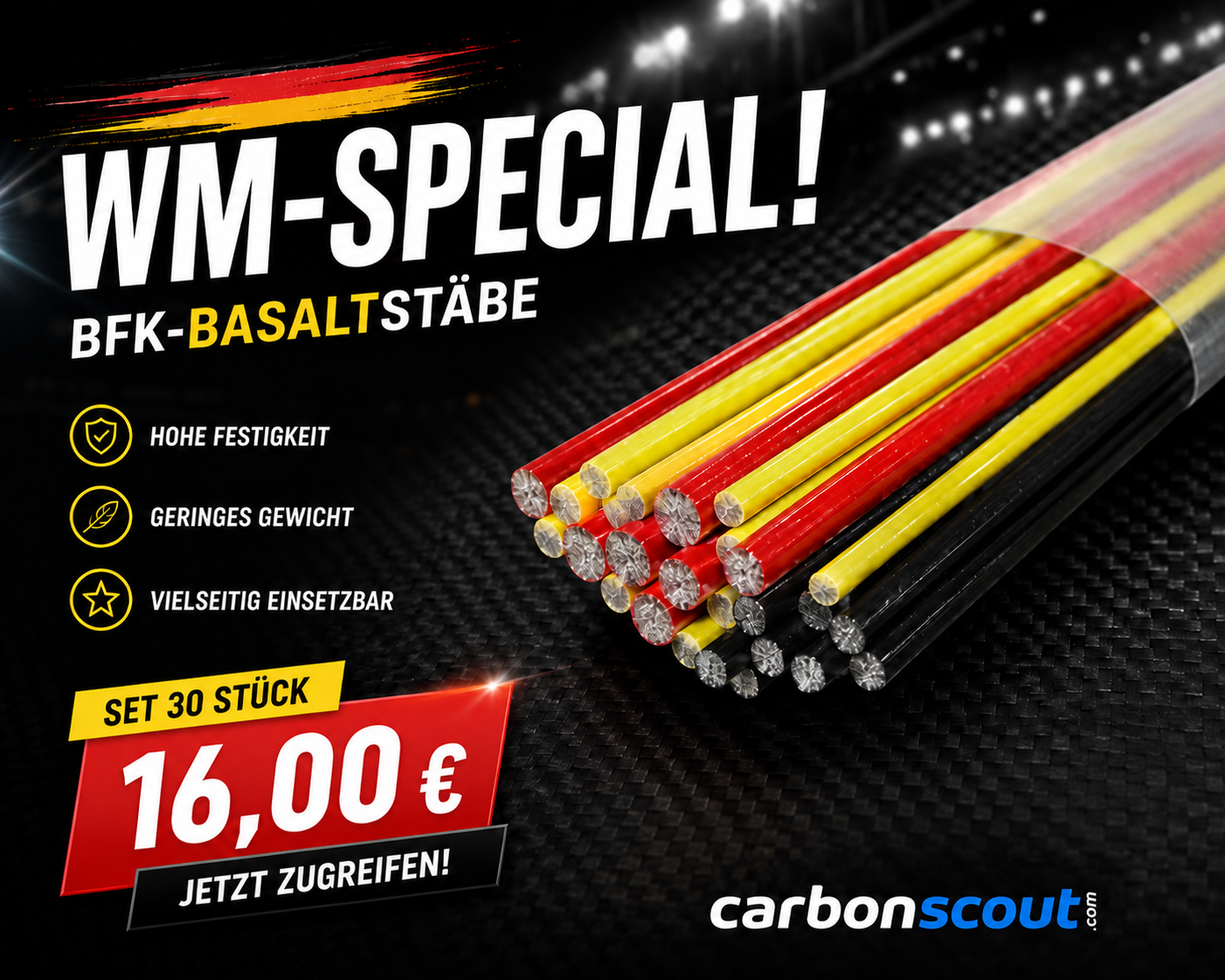 WM-Special BFK-Basaltst�be im Set
