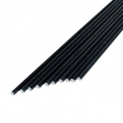 GFRP fibreglass rod � 4 mm pultruded black, epoxid resin, 1000 mm