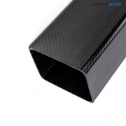 CFK- Carbon Rohr HP Vierkant 120x90 mm L�nge 800 mm