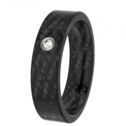 Carbonring 6mm mit Zirkonia