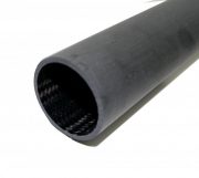 CFK - Carbon Rohr innen Gewebe -au�en UD 16x14x1400 mm geschliffen
