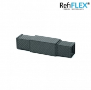 CFK-Carbon RefiFLEX - Verbinder-2-Wege f�r 40x40 mm Vierkant