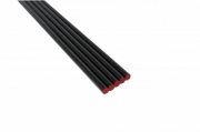 CFK - Carbon Stab geschliffen und mit Klarlack lackiert � 10 x 940 mm