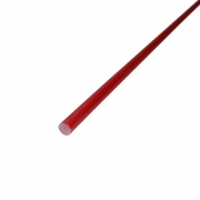 GFK - Glasfaser Stab geschliffen � 9 x 900 mm rot lackiert