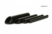 CFRP carbon tube CG P - TUBES wrapped 30 x 28 x 2000 mm HIGH GLOSSY