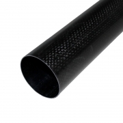 GFRP tube with CFRP top layer, rough ground/painted 55,5 x 54 x 190 mm