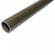 GFRP fibreglass tube olive 22 x 18 x 437 mm, wrapped surface