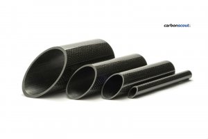 CFK - Carbon Rohr CG P LW - TUBES gewickelt 18x16x2000mm HOCHGLANZ