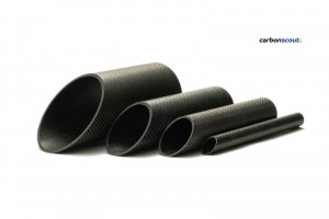 Hochglanz Carbon Rohr Ø 16mm Sichtcarbon CFK Kohlefaser Tube 3K Köper Länge 