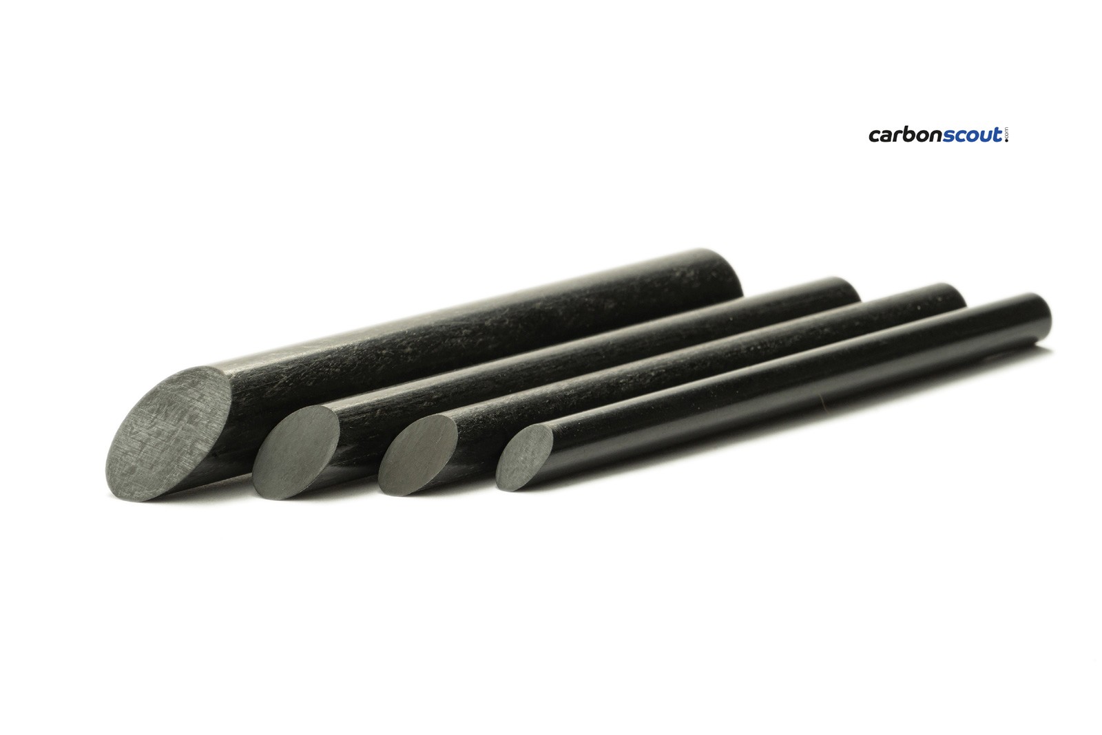 CFRP carbon rods, high modulus fiber Ø5.5mm length 2000mmSet with 5