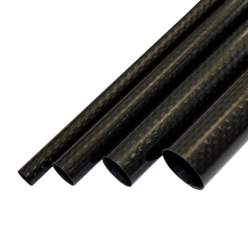 CFRP carbon tube CG UHP-TUBES wrapped 60x56x2100mm ground/ high
