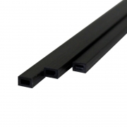 CFK- Carbon Rohr Vierkant 6x4 mm L�nge: 800mm