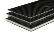 CFRP sandwich panel 1100 x 700 x 6 mm top layers 0.2 mm