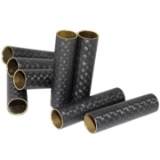 Messingh�lse mit CFK Decklage 13x11,5x51,2 mm / Set 50 St�ck