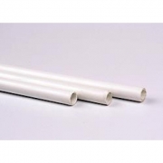 GFRP tube 10 x 8 x 218 mm white pultruded, Set with 12 pieces