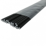 BFK-BasaltStab pultrudiert � 5,5 mm , L�nge 980 mm mit schwarzem PP-Mantel - Set mit 20 St�ck