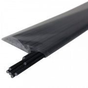 GFRP fibreglass rod pultruded � 4 mm, length 900 mm dyed black, set with 20 pieces