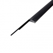 GFK - Glasfaser Stab konisch geschliffen, anthrazit, � 5x3x1125 mm, CU-Litze - Set mit 10 St�ck