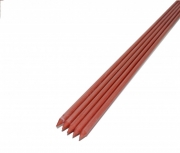 GFRP fibreglass rod pultruded, red, sharpened  � 8 mm, length 700 mm - Set with 20 pieces