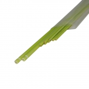GFK - Glasfaser Stab konisch geschliffen, lackiert, gelb eingef�rbt, � 8x5x1550 mm, CU-Litze - Set m