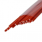 GFRP fibreglass rod pultruded � 6 x 700 mm dyed orange - Set with 10 pieces