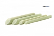 GFK - Glasfaser Stab geschliffen � 10 mm L�nge 1500 mm - Set mit 10 St�ck