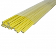 GFRP rod continuously drawn � 2.1, length 2000 mm, with PP sheath to 3 mm, yellow